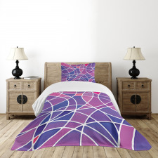 Vibrant Colors Circles Bedspread Set