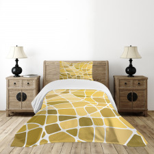 Disorganized Blocks Bedspread Set