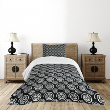 Spirals Spots Bedspread Set