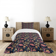 Trippy Modern Bedspread Set