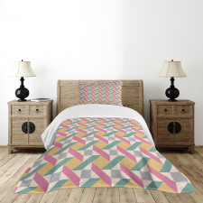 Pastel Rhombus Mosaic Bedspread Set