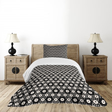 Big Small Hexagon Forms Bedspread Set