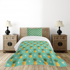 Hipster Fruits Bedspread Set