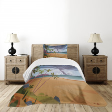 Hurricane in Ocean Beach Bedspread Set