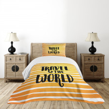 Travel the World Exploration Bedspread Set