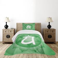 Eastern Chakra Motif Bedspread Set