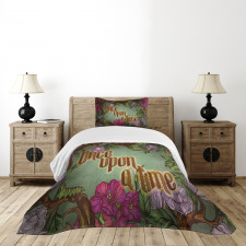 Caterpillar Flower Bedspread Set