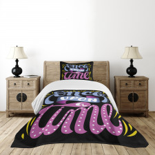 Polka Dots Doodle Bedspread Set