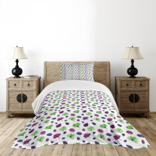 Watercolor Lilies Bedspread Set