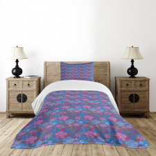 Botanical and Exotic Bedspread Set