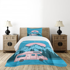 Road Trip with Caravan Pines Bedspread Set