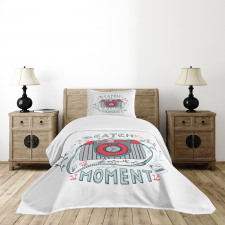 Catch the Moment Calligraphy Bedspread Set