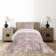 Hawaii Paradise Foliage Bedspread Set