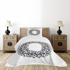 Round Oval Bedspread Set