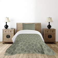 Plants Woodland Design Bedspread Set