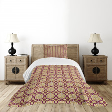 Traditional Mosaic Tiles Bedspread Set