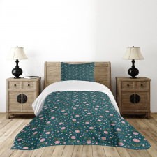 Romantic Roses Style Bedspread Set