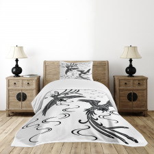 Egyptian Oriental Birds Bedspread Set