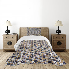 Blooming Flowers Feminine Bedspread Set