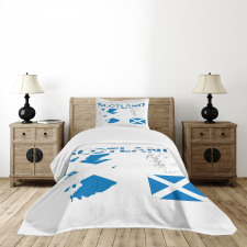 Country Map and the Flag Bedspread Set