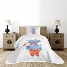 Circus Animal Bedspread Set