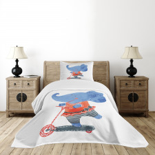 Animal Scooter Bedspread Set