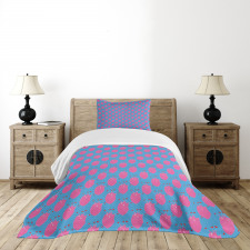 Human Heart Love Pattern Bedspread Set