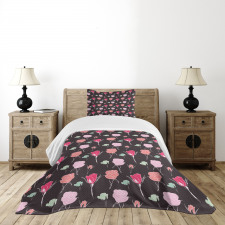Romantic Valentine's Rose Bedspread Set