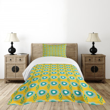 Raining Weather Clouds Art Bedspread Set