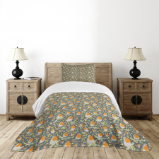 Nursery Style Robin Cartoon Bedspread Set