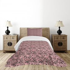 Exotic Leaves Summer Bedspread Set