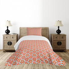 Vivid Geometric Windmill Bedspread Set