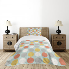 Abstracts Circles Lines Bedspread Set