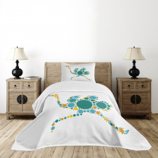 Abstract Geometric Modern Bedspread Set