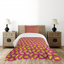 Cartoon Pop Art Taco Bedspread Set