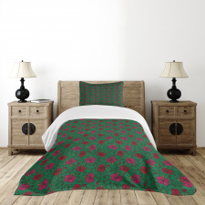 Blossoming Exotic Hibiscus Bedspread Set