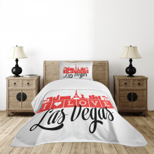 Writing with Landmarks Bedspread Set