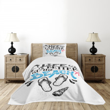 Life is Better at the Beach Bedspread Set