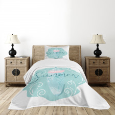 Surfboard Abstract Sea Bedspread Set