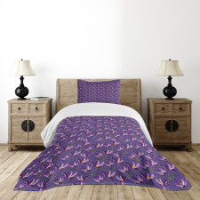 Hawaiian Aloha Polka Dots Bedspread Set