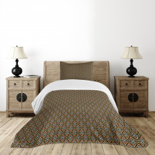 Rhombuses Stained Glass Bedspread Set