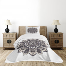 Oriental Mandala Yoga Motif Bedspread Set