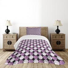 Circular Motifs Design Bedspread Set