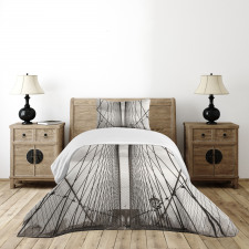 Brooklyn Bridge Cables Bedspread Set