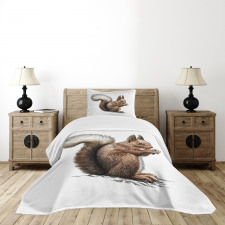 Sketch Artwork Wildlife Bedspread Set