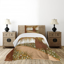 Cartoon Weeping Braches Bedspread Set