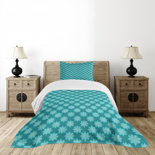 Bohemian Motifs Composition Bedspread Set