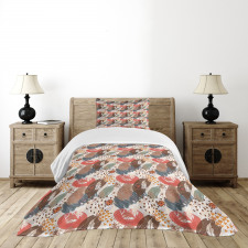 Abstract Scribble Pattern Bedspread Set