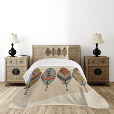 Hand Drawn Quills Native Bedspread Set