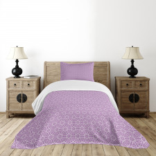 Triangular Hexagonal Art Bedspread Set